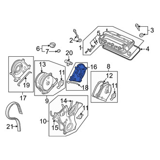 Acura OE - Lower Engine Timing Cover