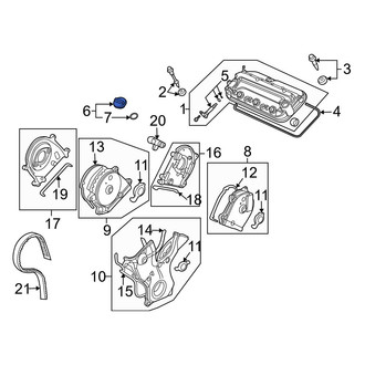 Acura OE - Engine Oil Filler Cap