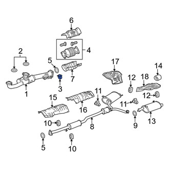 Acura OE - Exhaust System Hanger