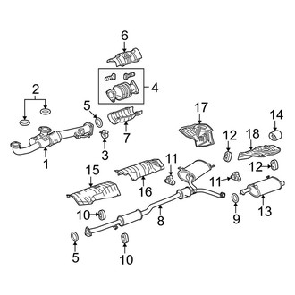 Acura OE - Exhaust System - Exhaust Components