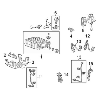 Acura OE - Emission System - Emission Components