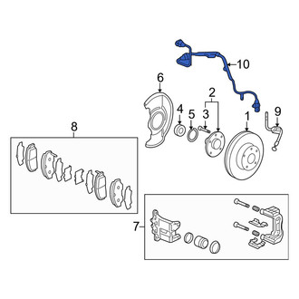 Acura OE - Front Left ABS Wheel Speed Sensor
