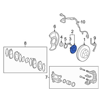 Acura OE - Front Wheel Hub