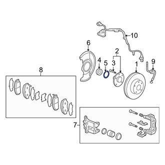 Acura OE - Front Wheel Bearing Snap Ring
