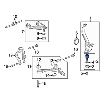Acura OE - Front Lower Suspension Ball Joint