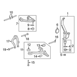Acura OE - Front Suspension - Suspension Components