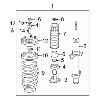 Acura OE - Front Suspension Strut Mount Washer