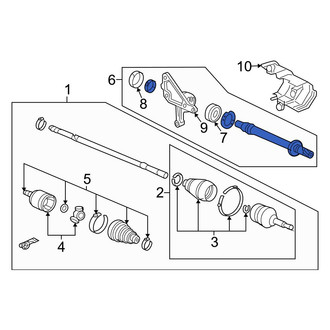 Acura OE - Front CV Intermediate Shaft