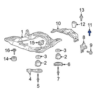 Acura OE - Front Engine Mount Crossmember Bolt