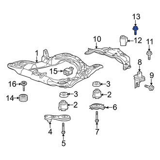 Acura OE - Front Engine Mount Crossmember Bolt