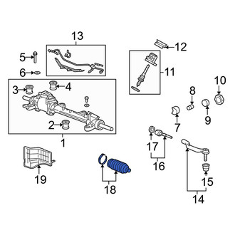 Acura OE - Rack and Pinion Bellows