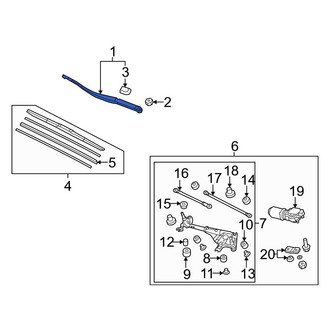Acura OE - Right Wiper Arm