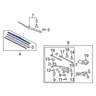 Acura OE - Front Left Wiper Blade
