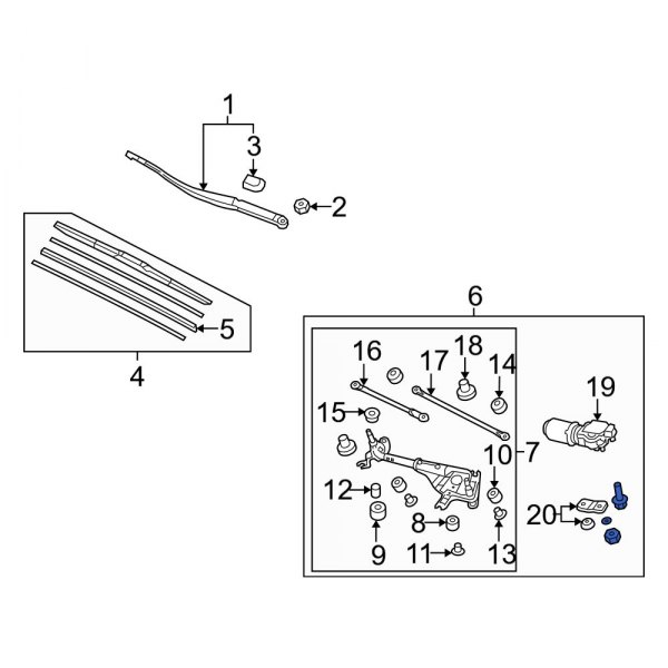 Windshield Wiper Motor