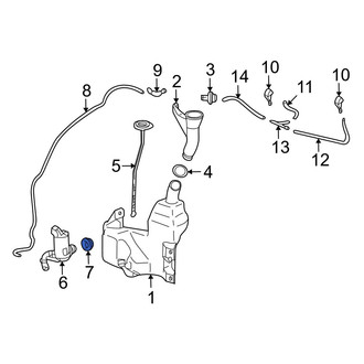 Acura OE - Windshield Washer Pump Grommet