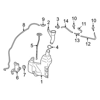 Acura OE - Windshield - Wiper & Washer Components (Washer Components)
