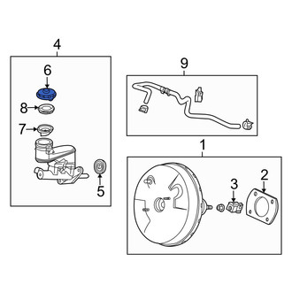 Acura OE - Brake Master Cylinder Reservoir Cap