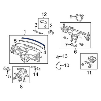 Acura OE - Instrument Panel Weatherstrip