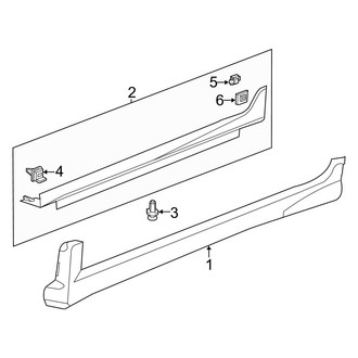 Acura OE - Pillars, Rocker & Floor - Exterior Trim (Special Edition)
