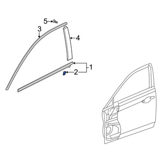 Acura OE - Door Belt Molding Clip