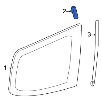 Acura OE - Quarter Panel Glass Clip