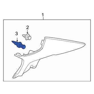 Acura OE - Quarter Panel Trim Panel Clip
