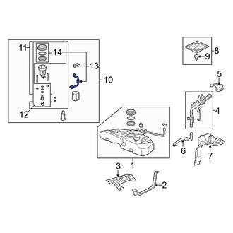 Acura OE - Fuel Sender and Hanger Assembly