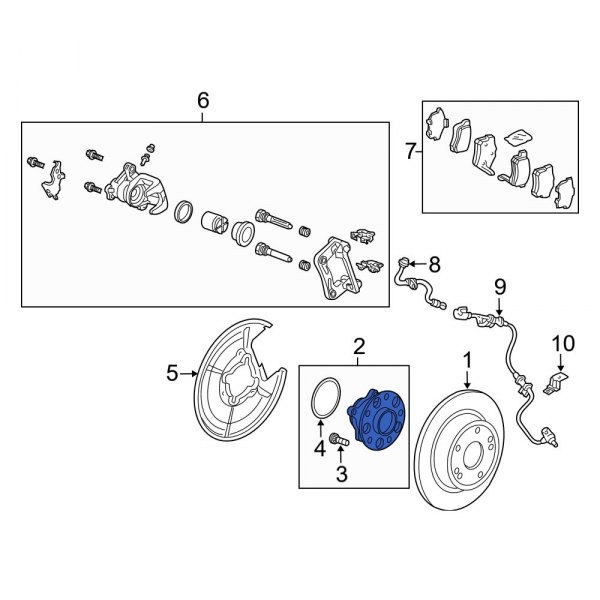 Wheel Bearing and Hub Assembly