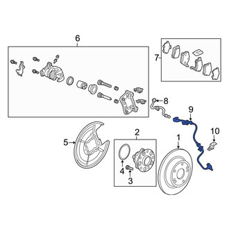 Acura OE - Front Right ABS Wheel Speed Sensor
