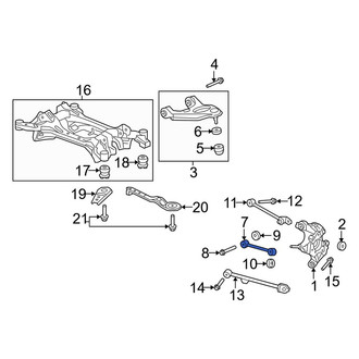 Acura OE - Front Right Upper Suspension Control Arm