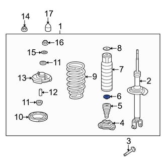 Acura OE - Lower Suspension Strut Washer