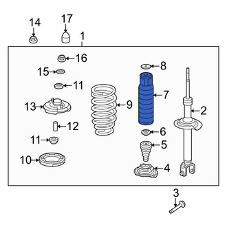 Acura OE - Rear Suspension Strut Bellows