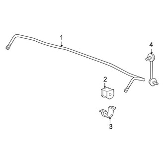 Acura OE - Rear Suspension - Stabilizer Bar & Components