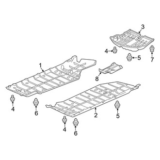 Acura OE - Rear Body & Floor - Exterior Trim (Wagon)