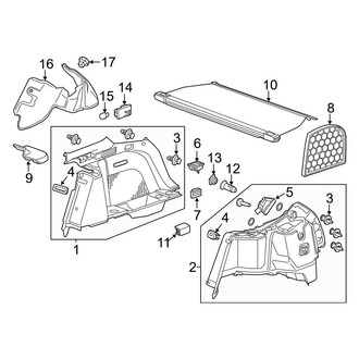 Acura OE - Rear Body & Floor - Interior Trim (Side Trim), (Wagon)