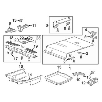 Acura OE - Rear Body & Floor - Interior Trim (Floor Trim), (Wagon)