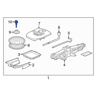 Acura OE - Spare Tire Bolt