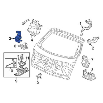Acura OE - Rear Liftgate Latch