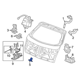 Acura OE - Rear Liftgate Lock Striker Plate