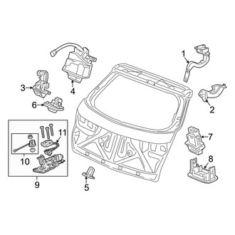 Acura OE - Lift Gate - Lock & Hardware