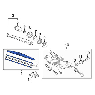 Acura OE - Rear Wiper Blade