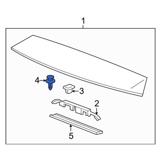 Acura OE - Spoiler Clip