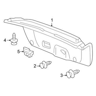Acura OE - Trunk Lid - Interior Trim