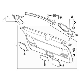 Acura OE - Lift Gate - Interior Trim