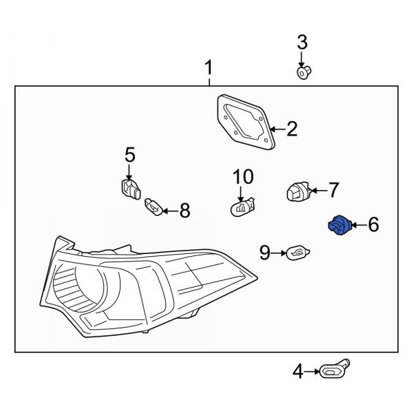 Tail Light Socket