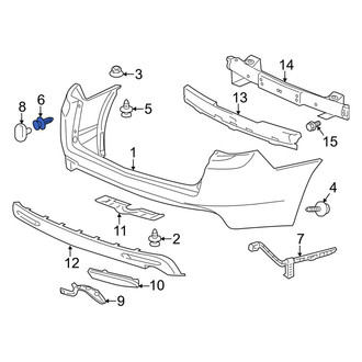 Acura OE - Rear Bumper Cover Bolt