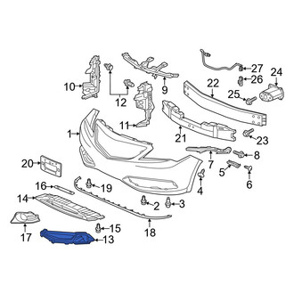 Acura OE - Front Upper Grille