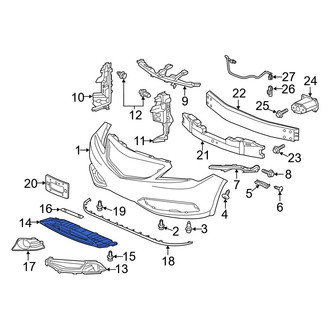 Acura OE - Front Lower Grille