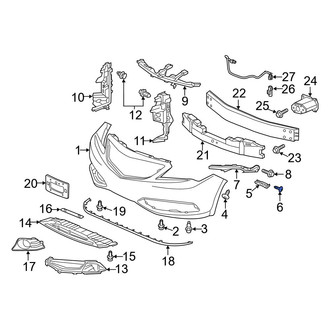 Acura OE - Bumper Cover Screw