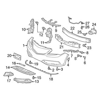 Acura OE - Front Bumper